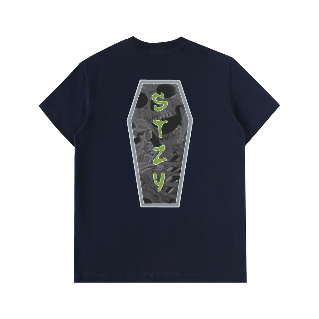 Grey/Green Logo T-Shirt