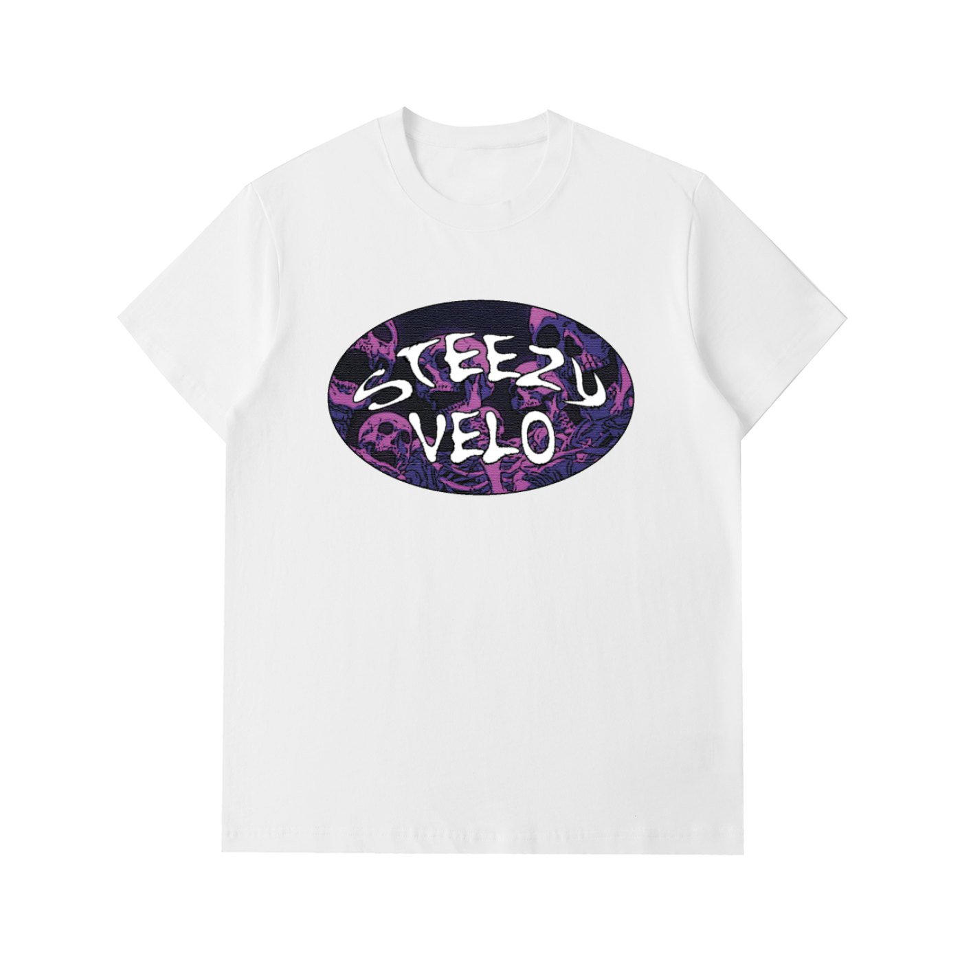 Purple/White Logo T-Shirt
