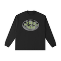 Grey/Green Logo Long Sleeve